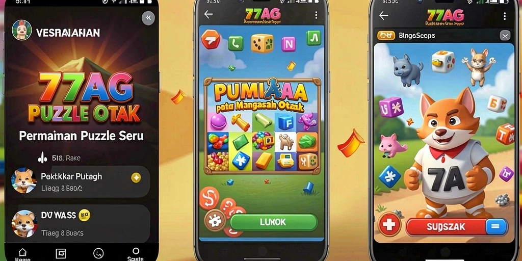Gameplay menarik <strong>77AG</strong> dengan beragam puzzle menantang.