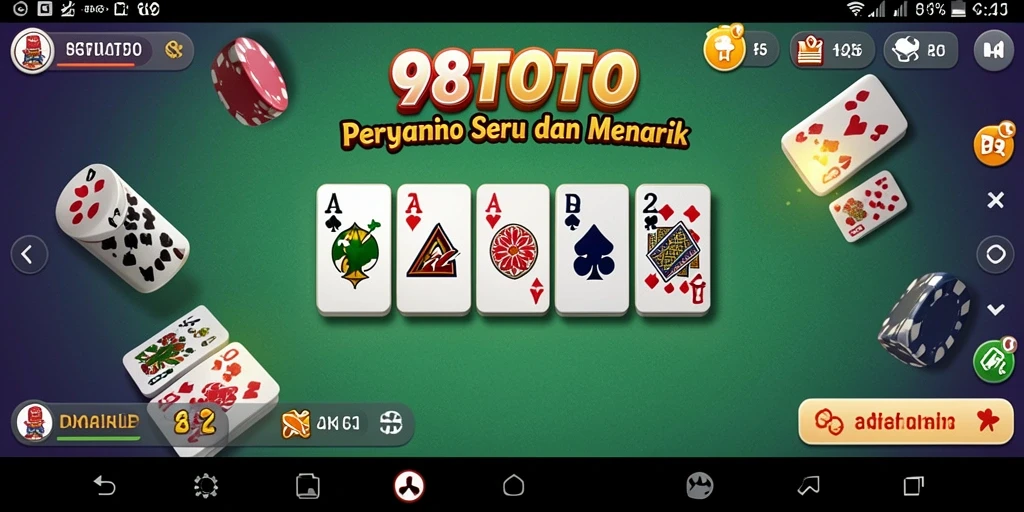 Tampilan gameplay dominonya menakjubkan dan menarik.