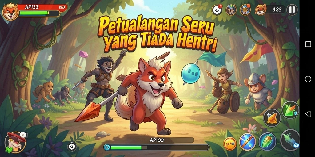 Gameplay seru API33 yang menghadirkan petualangan mendebarkan.