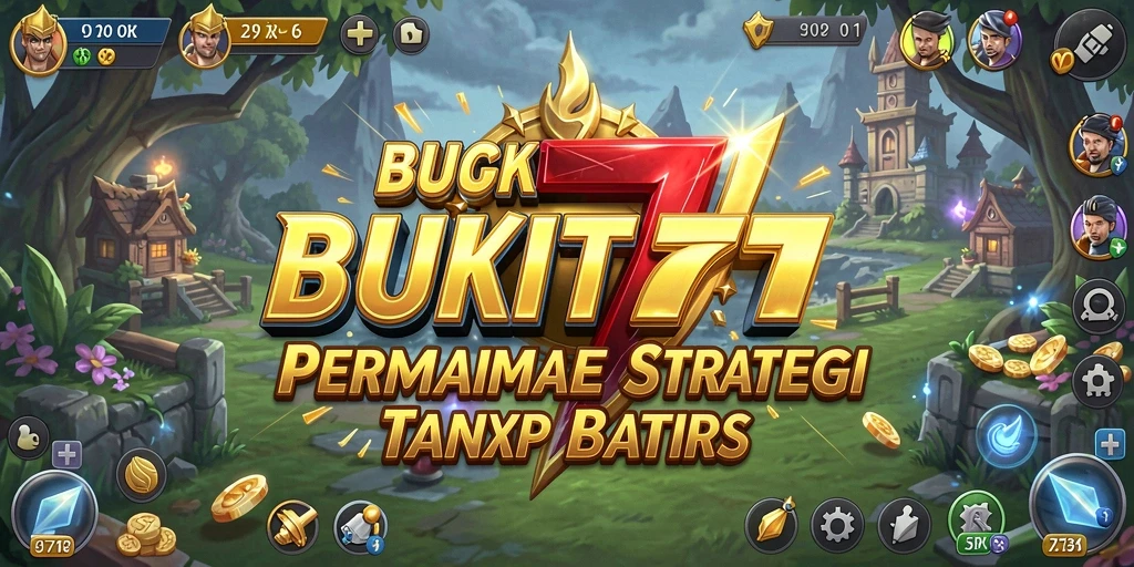 Tangkapan layar menampilkan aksi seru dalam permainan strategi BUKIT777.