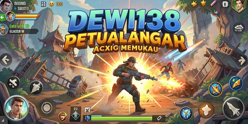 Tampilan gameplay seru dengan aksi yang mendebarkan di DEWI138.