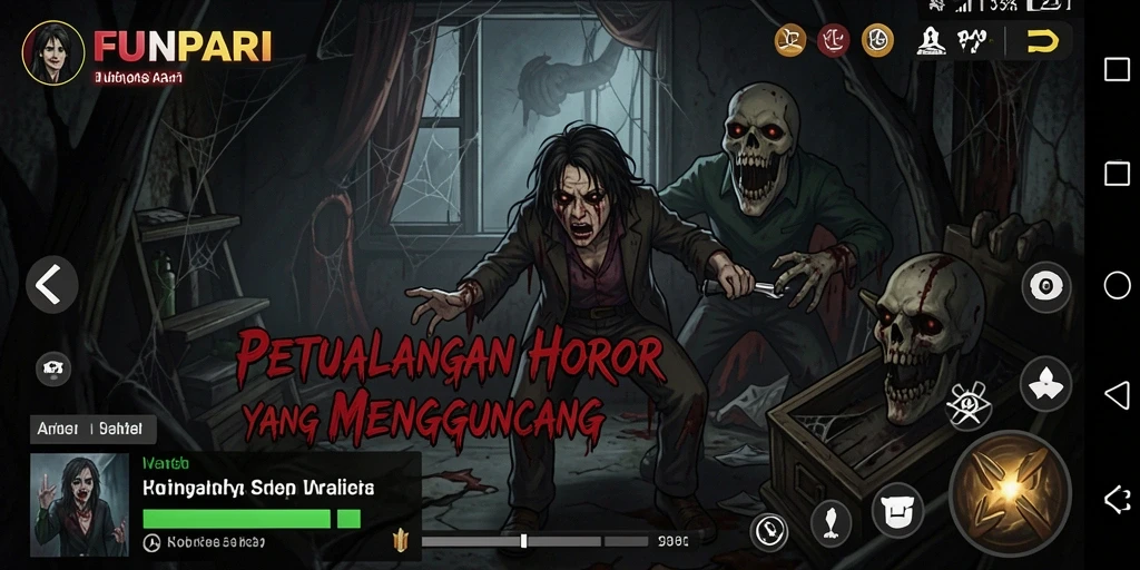 Gameplay menakutkan dengan atmosfer mencekam di FUNPARI.