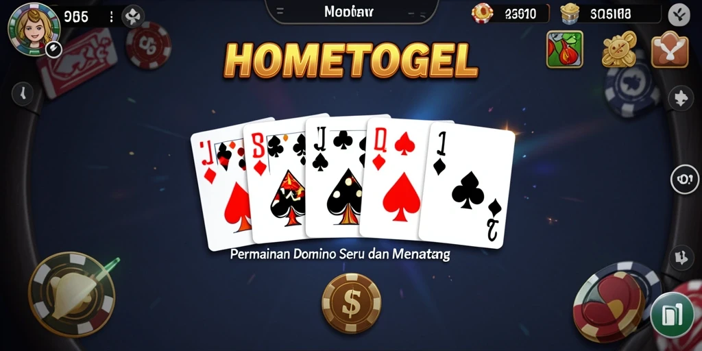 Tampilan gameplay seru dari HOMETOGEL yang mendebarkan.