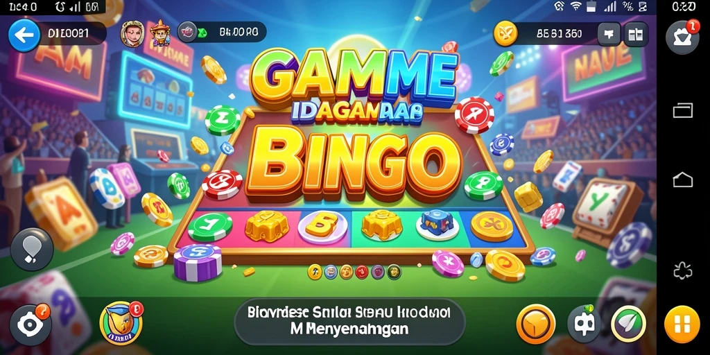 Tampilan gameplay seru dan interaktif dalam IDAGAME Bingo.