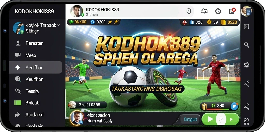Tampilan screenshot KODOKHOKI889 menunjukkan fitur taruhan olahraga yang menarik.