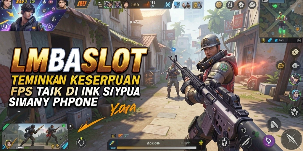 Tampilan gameplay menegangkan dari LMBASLOT dengan aksi FPS yang mendebarkan.