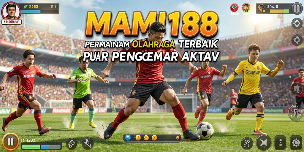 Tampilan gameplay seru dan interaktif MAMI188 dalam olahraga.