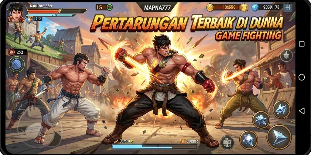 Tampilan gameplay MAPNA777 yang mendebarkan dan penuh aksi.