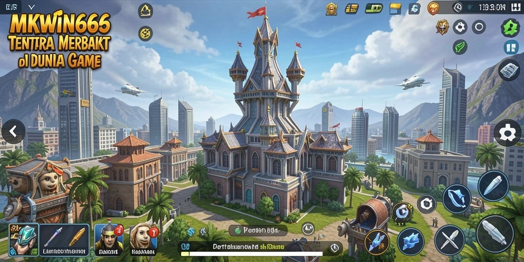 Gameplay menarik dari MKWIN666 yang menampilkan pertahanan menara.