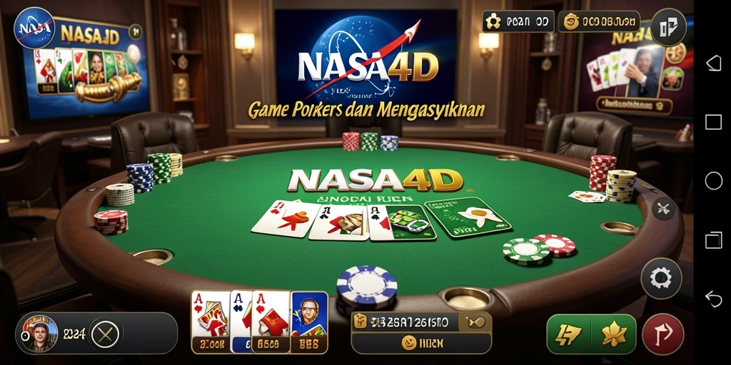 Tampilan gameplay NASA4D yang seru dan mendebarkan.