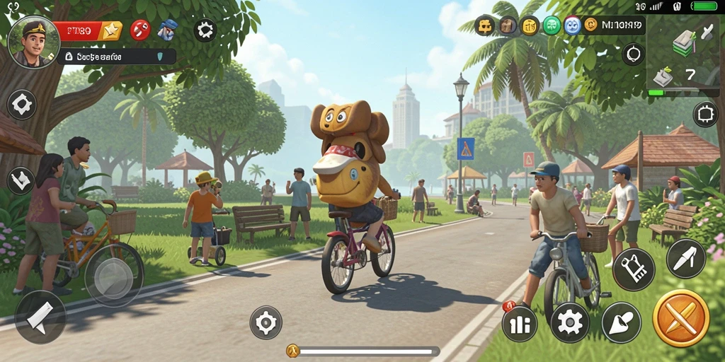Tangkapan layar PT89 menampilkan gameplay seru dan santai.