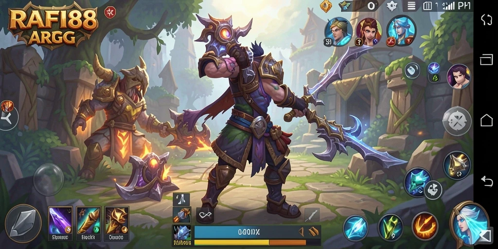 Tangkapan layar dari gameplay menampilkan aksi pertempuran yang intens.