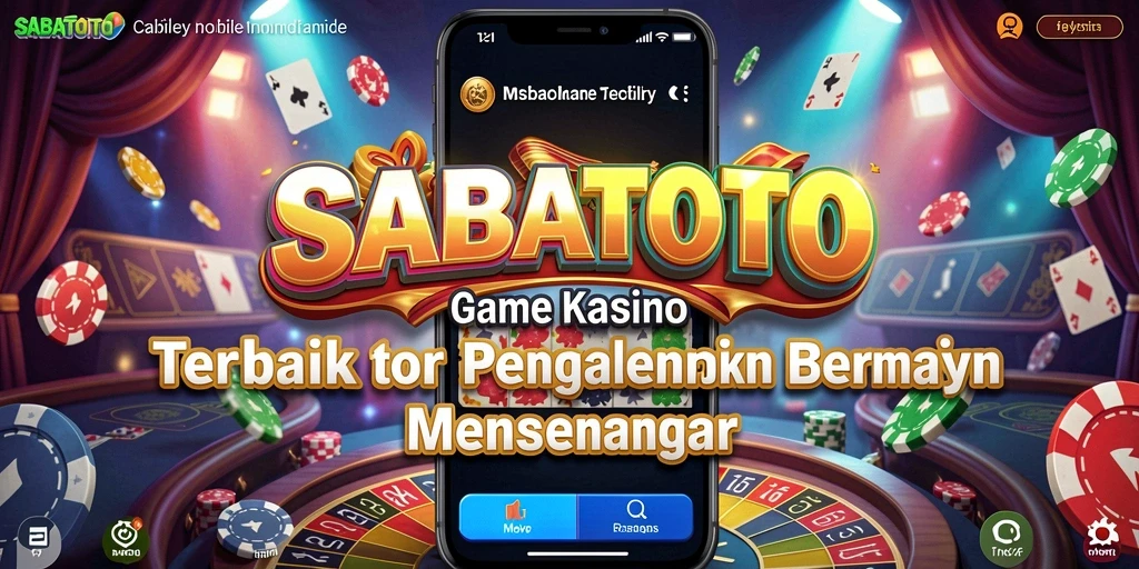 Gameplay <strong>SABATOTO</strong> menampilkan serunya bermain Kasino dengan grafis yang memukau.