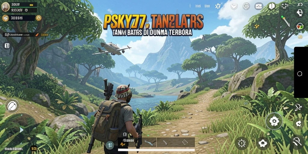 Tampilan gameplay menakjubkan dalam dunia terbuka SKY77.