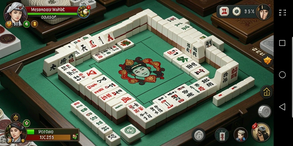 Gambaran gameplay Mahjong yang menarik dari VC55.