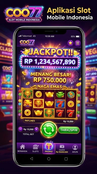Menu kategori aplikasi di coo77 yang memudahkan pengguna dalam menemukan aplikasi.